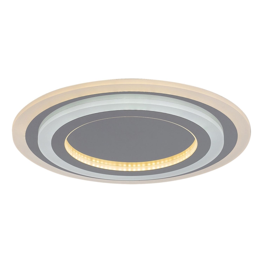 Rabalux - Luminaria de techo LED regulable LED/56W/230V 3000/4000/6000K cromo mate + mando a distancia diámetro 45 cm