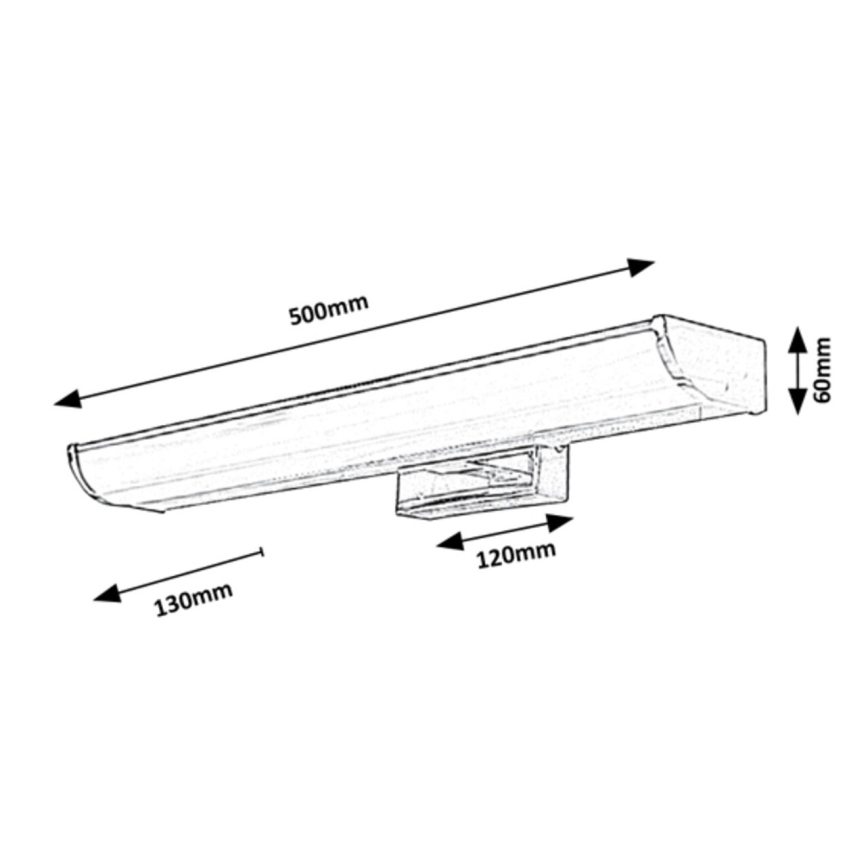 Rabalux - Iluminación LED para espejo de baño LED/7,5W/230V IP44