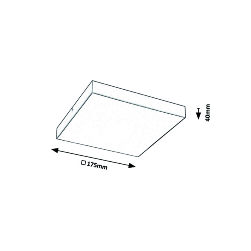 Rabalux - Plafón de baño LED LED/18W/230V 3000-6000K IP44 blanco