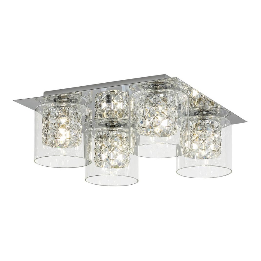Rabalux - Plafón de cristal 4xG9/40W/230V