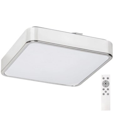 Rabalux - Plafón de techo LED RGB regulable para baño LED/22W/230V 3000-6000K IP44 + mando a distancia 29x29 cm