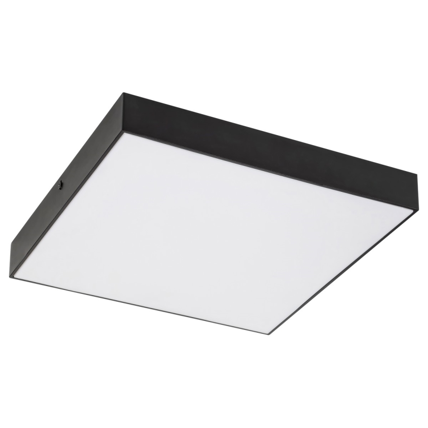 Rabalux - Luminaria de techo LED/18W/230V 3000-6000K IP44 negro 17,5x17,5 cm