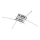 Rabalux - Plafón LED 4xLED/6W/230V 48x66,5 cm
