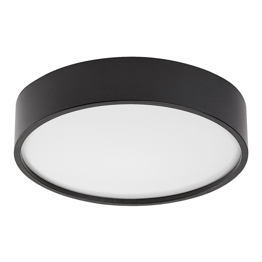 Rabalux - Plafón LED con sensor LED/19W/230V IP44 4000K diá. 28,5 cm negro