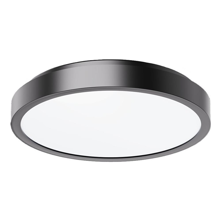 Rabalux - Plafón LED de baño LED/18W/230V IP44 4000K diá. 25 cm negro