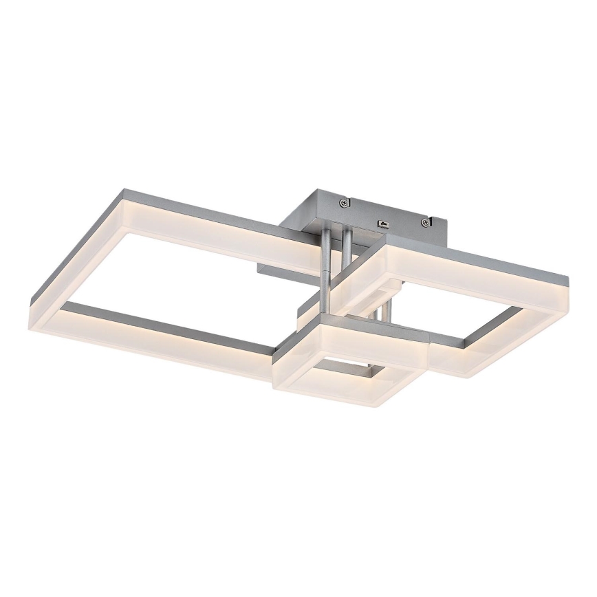 Rabalux - Plafón LED LED/22W/230V 3000/4000/6500K cromo mate 47x47 cm