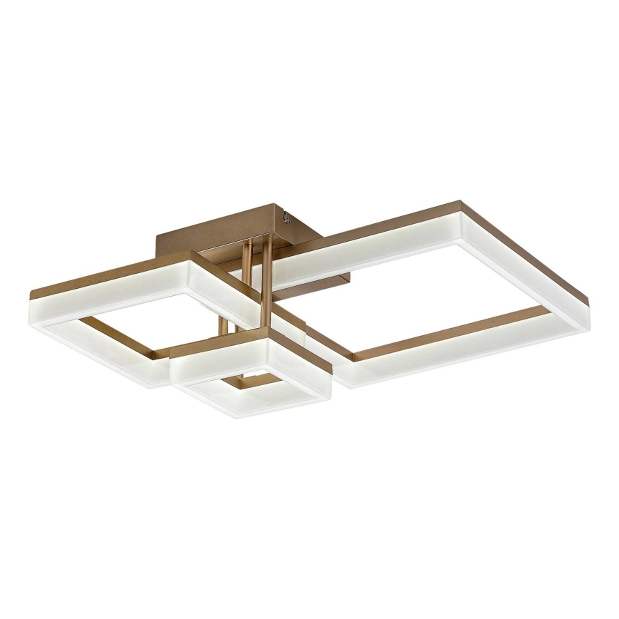 Rabalux - Plafón LED LED/22W/230V 3000/4000/6500K dorado 47x47 cm