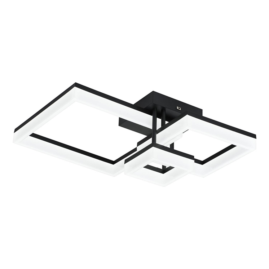 Rabalux - Plafón LED LED/22W/230V 3000/4000/6500K negro 47x47 cm