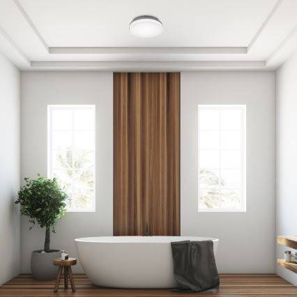 Rabalux - Plafón de techo LED para baño LED/18W/230V IP54 3000K/4000K/6000K Ø 22 cm