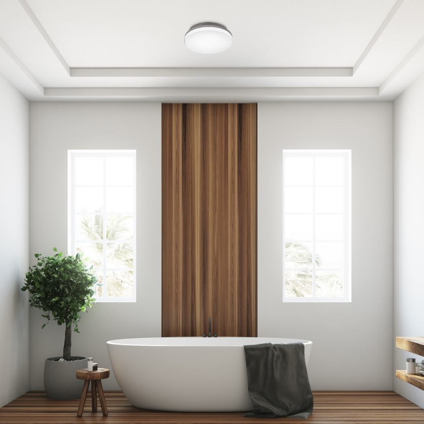 Rabalux - Plafón de techo LED para baño LED/18W/230V IP54 3000K/4000K/6000K Ø 22 cm