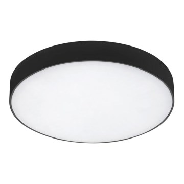 Rabalux - Plafón LED para baño 24W/230V 2800K/4000K/6000K IP44 negro Ø 30 cm