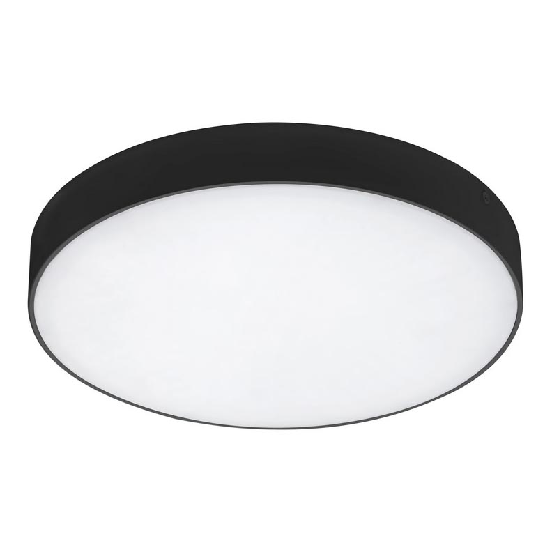 Rabalux - Plafón LED para baño 24W/230V 2800K/4000K/6000K IP44 negro Ø 30 cm