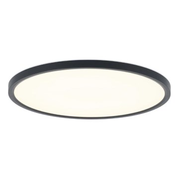 Rabalux - Plafón LED para baño 24W/230V 3000/4000/6000K Ø 40 cm IP44 negro
