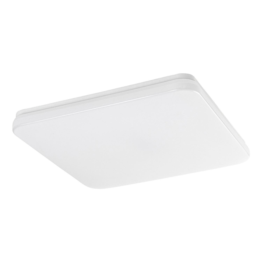 Rabalux - Plafón LED para baño con sensor, 18W, 230V, 3000K, IP44, 28,5 x 28,5 cm