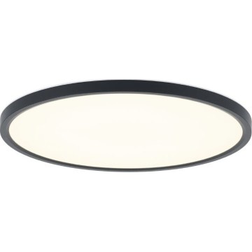 Rabalux - Plafón LED para baño LED/24W/230V 3000/4000/6000K diámetro 40 cm IP44 negro
