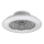 Rabalux - Plafón LED regulable con ventilador LED/30W/230V 3000-6500K + mando a distancia