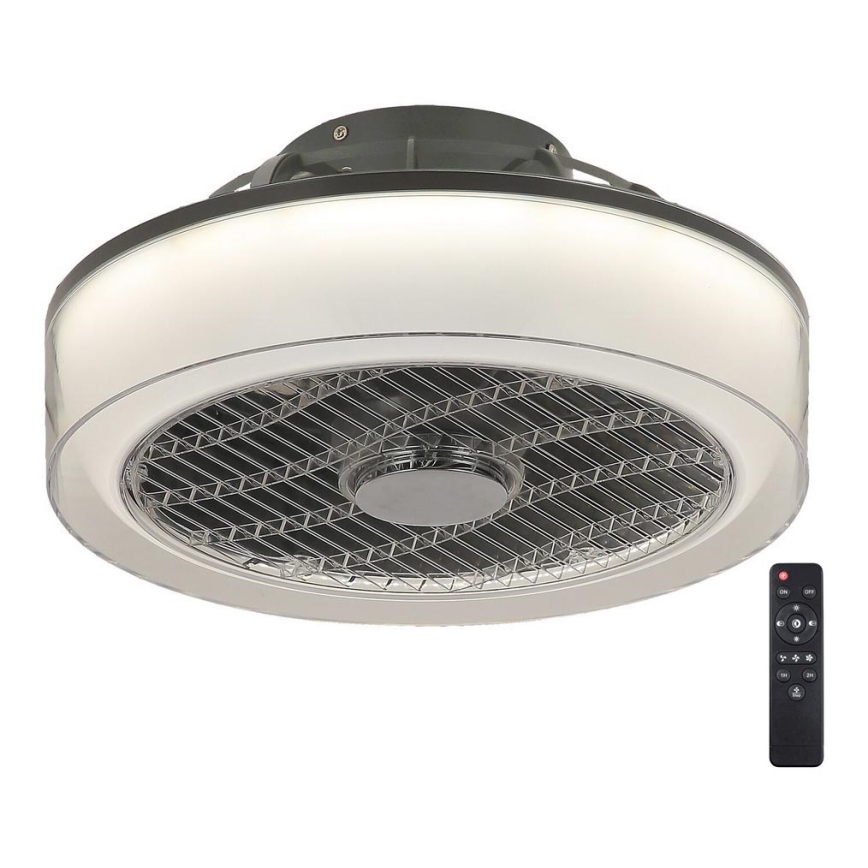 Rabalux - Plafón LED Regulable con ventilador LED/30W/230V + CR 3000-6000K