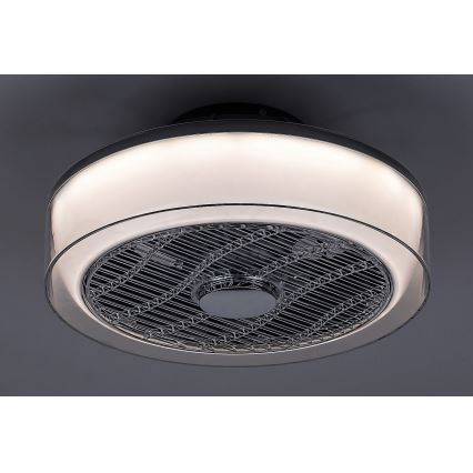 Rabalux - Plafón LED Regulable con ventilador LED/30W/230V + CR 3000-6000K