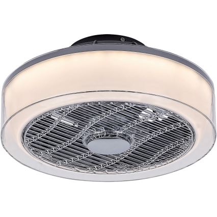 Rabalux - Plafón LED Regulable con ventilador LED/30W/230V + CR 3000-6000K
