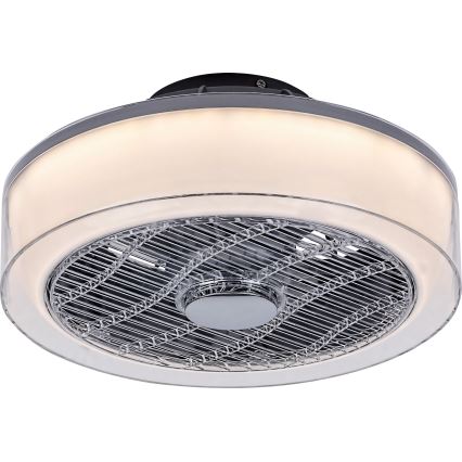 Rabalux - Plafón LED Regulable con ventilador LED/30W/230V + CR 3000-6000K