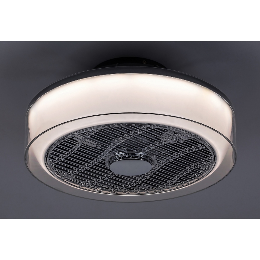 Rabalux - Plafón LED Regulable con ventilador LED/30W/230V + CR 3000-6000K
