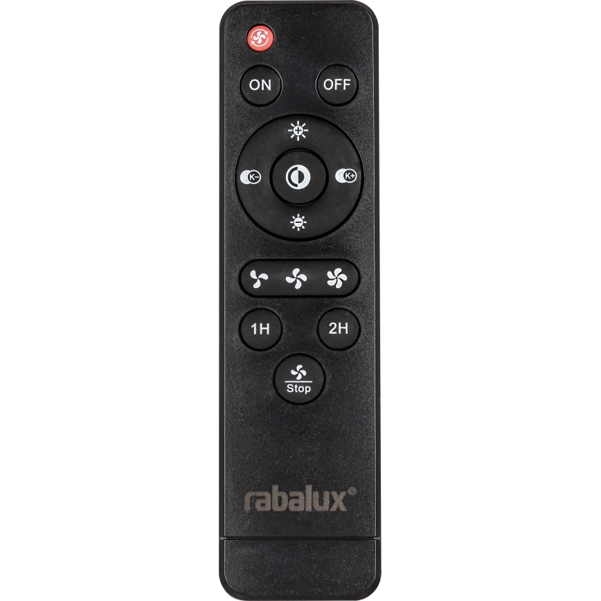 Rabalux - Plafón LED Regulable con ventilador LED/30W/230V + CR 3000-6000K