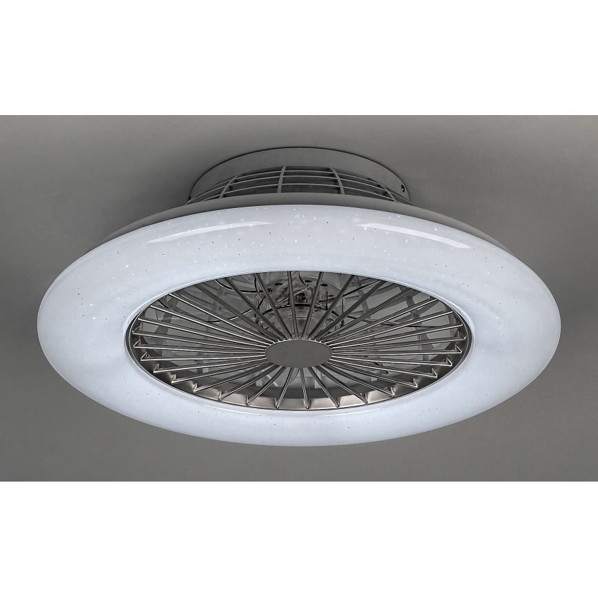 Rabalux - Plafón LED regulable con ventilador LED/30W/230V 3000-6500K + mando a distancia