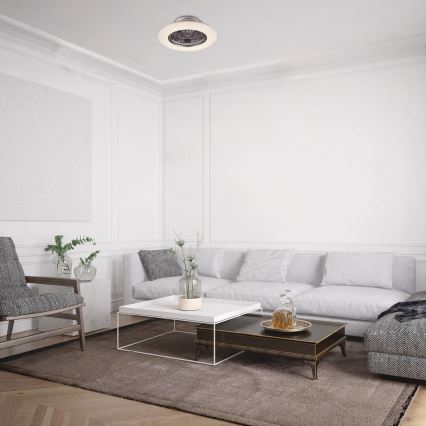 Rabalux - Plafón LED regulable con ventilador LED/30W/230V 3000-6500K + mando a distancia