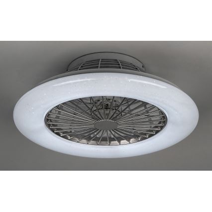Rabalux - Plafón LED regulable con ventilador LED/30W/230V 3000-6500K + mando a distancia