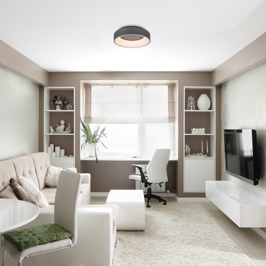 Rabalux - Plafón LED regulable LED/24W/230V redondeado 3000-6000K diá. 45 cm + control remoto