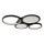 Rabalux - Plafón LED regulable LED/40W/230V 3000-6500K + control remoto