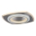 Rabalux - Plafón LED regulable LED/60W/230V 3000/4000/6000K cromo mate + control remoto