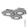 Rabalux - Plafón LED regulable LED/72W/230V 3000/6000K + control remoto