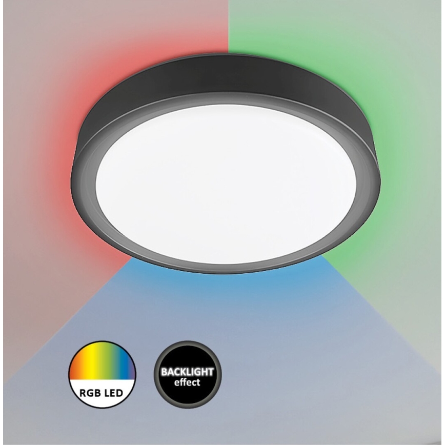 Rabalux - Plafón LED RGB regulable con sensor LED/28W/230V 2700-5000K + control remoto