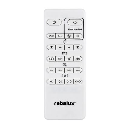Rabalux - Plafón LED RGB regulable con sensor LED/28W/230V 2700-5000K + control remoto