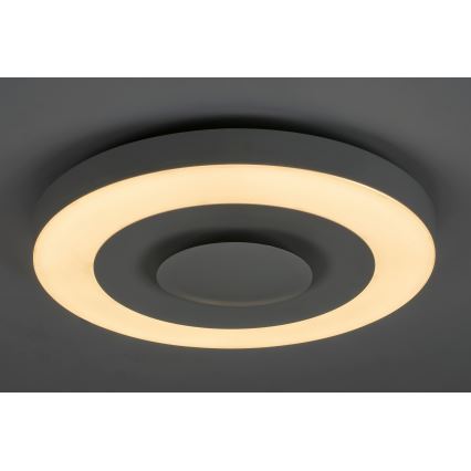 Rabalux - Plafón LED RGB regulable LED/40W/230V 3000-6000K diá. 50 cm + control remoto