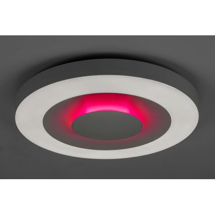 Rabalux - Plafón LED RGB regulable LED/40W/230V 3000-6000K diá. 50 cm + control remoto
