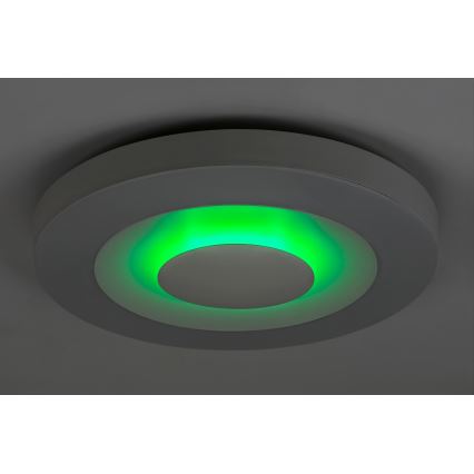 Rabalux - Plafón LED RGB regulable LED/40W/230V 3000-6000K diá. 50 cm + control remoto