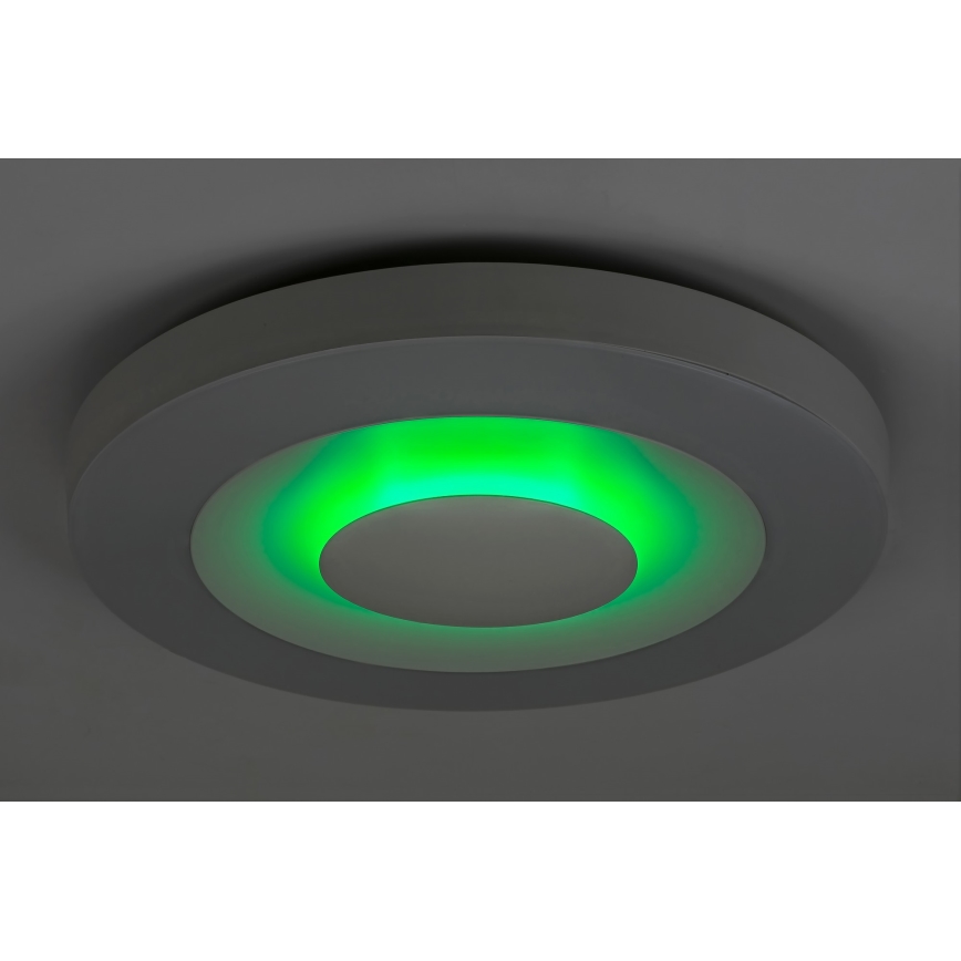 Rabalux - Plafón LED RGB regulable LED/40W/230V 3000-6000K diá. 50 cm + control remoto