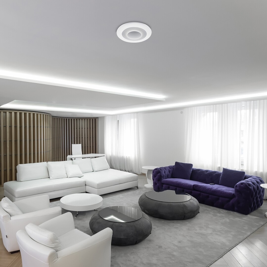 Rabalux - Plafón LED RGB regulable LED/40W/230V 3000-6000K diá. 50 cm + control remoto