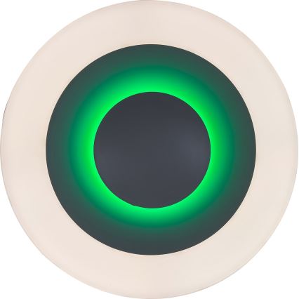 Rabalux - Plafón LED RGB regulable LED/40W/230V 3000-6000K diá. 50 cm + control remoto