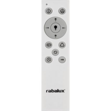 Rabalux - Plafón LED RGB regulable LED/40W/230V 3000-6000K diá. 50 cm + control remoto