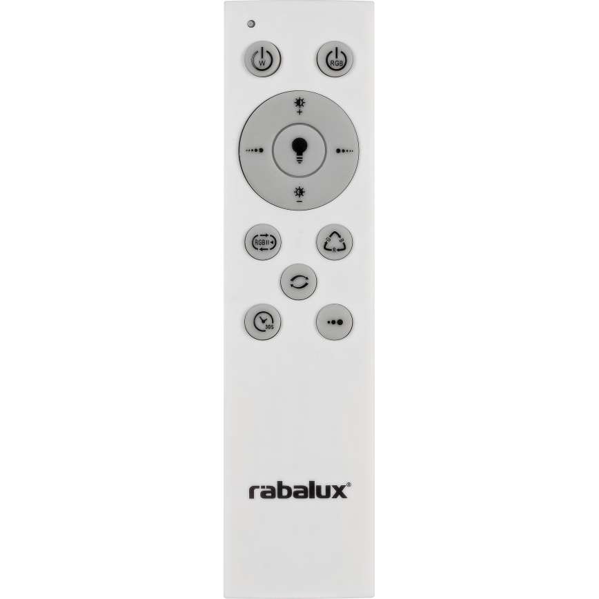 Rabalux - Plafón LED RGB regulable LED/40W/230V 3000-6000K diá. 50 cm + control remoto