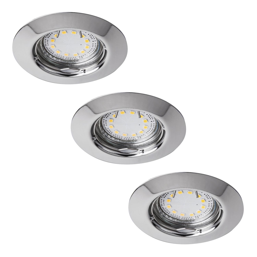 Rabalux - SET 3xLED Lámpara empotrable de baño 3xGU10/3W/230V IP44