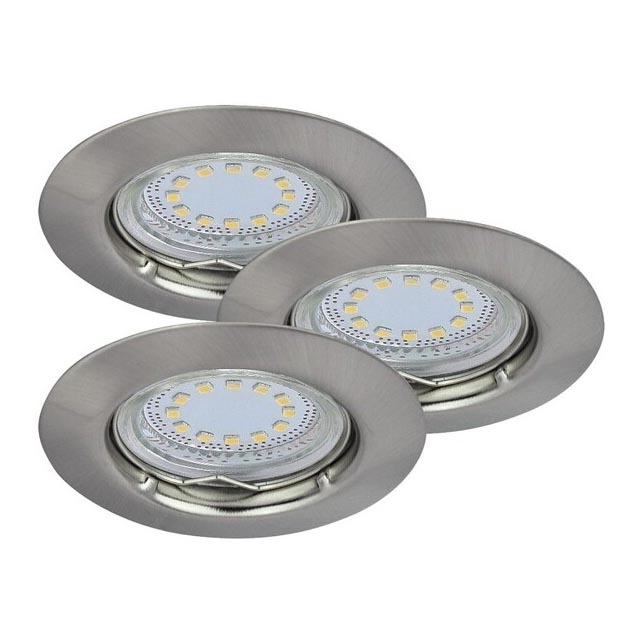 Rabalux - SET 3xLED Lámpara empotrada 3xGU10/3W/230V IP40