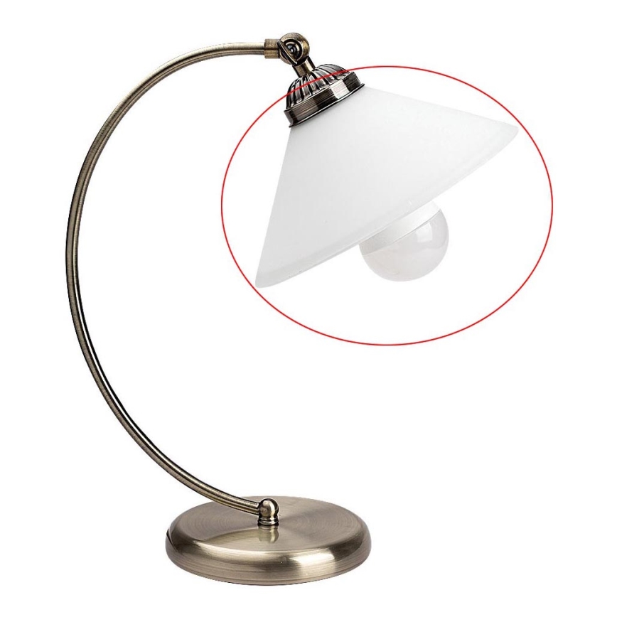 Rabalux - Vidrio de recambio para lámparas 2701-2705 y 2708 E27 (pequeño)