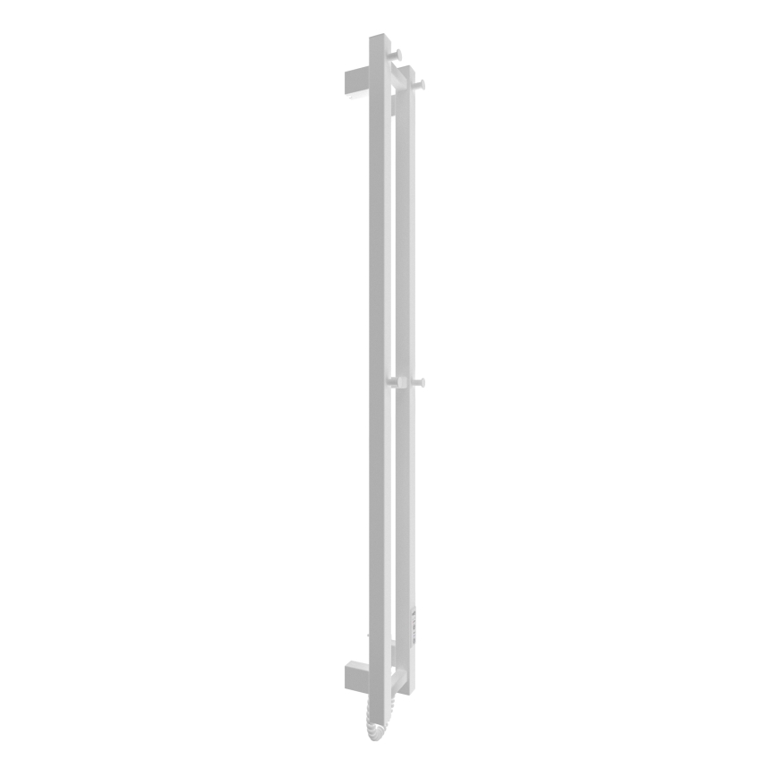 Radiador de baño HF SLIM 80W/230V 117x14 cm blanco angular