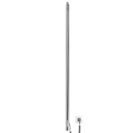 Radiador de baño RAY 25W/230V 110x30 cm IP44 acero inoxidable/cromo brillante