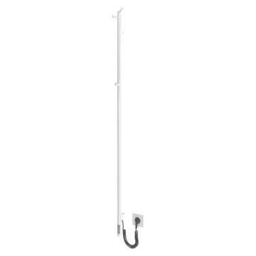 Radiador de baño RAY 35W/230V 150x30 cm IP44 acero inoxidable/blanco