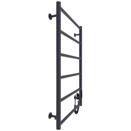 Radiador toallero de baño CLASSIC 110W/230V 81x52 cm acero inoxidable/antracita lado derecho